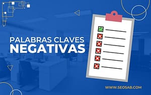 Palabras clave negativas